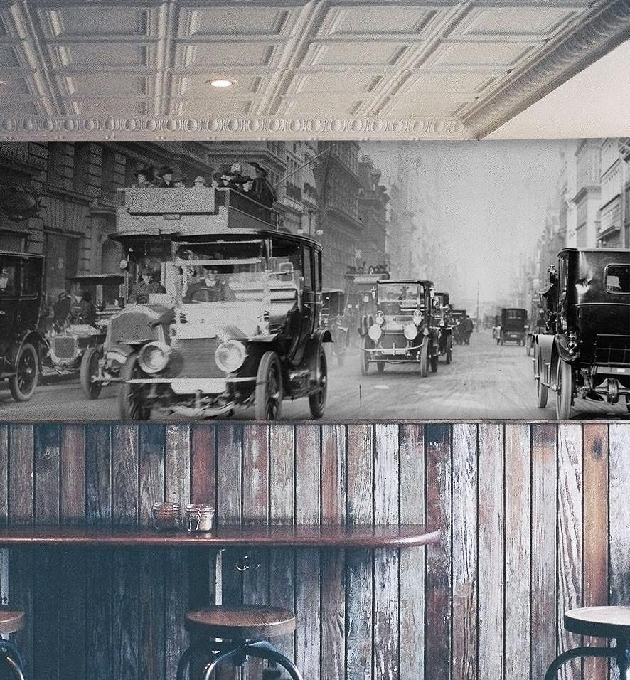 Vintage 5th Avenue NYC Wall Mural-Wall Mural-Eazywallz