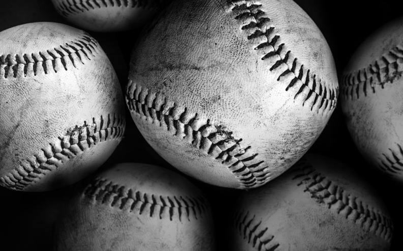 Vintage Baseballs Wall Mural-Wall Mural-Eazywallz