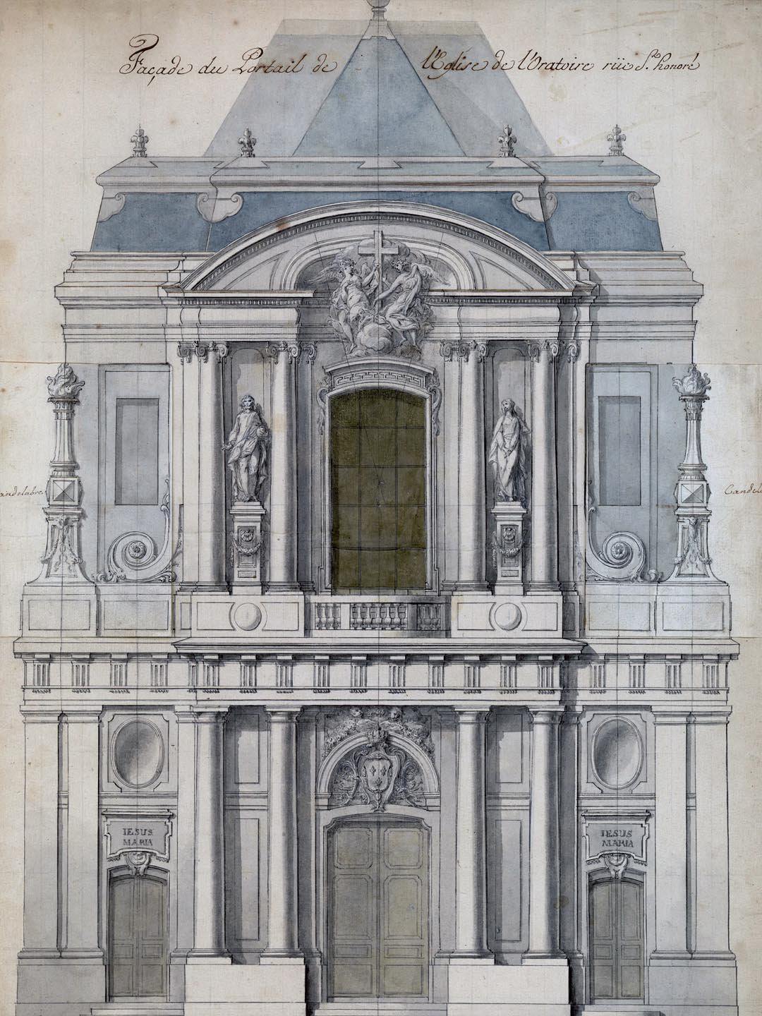 Vintage Parisian Facade Mural-Wall Mural-Eazywallz