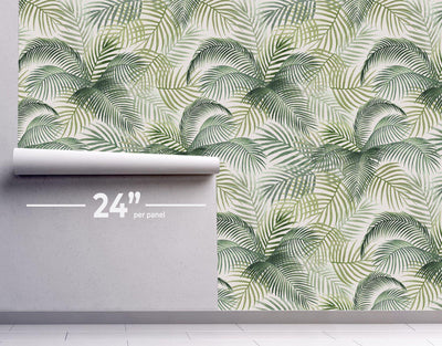 Vintage Tropical Wallpaper #233-Repeat Pattern Wallpaper-Eazywallz