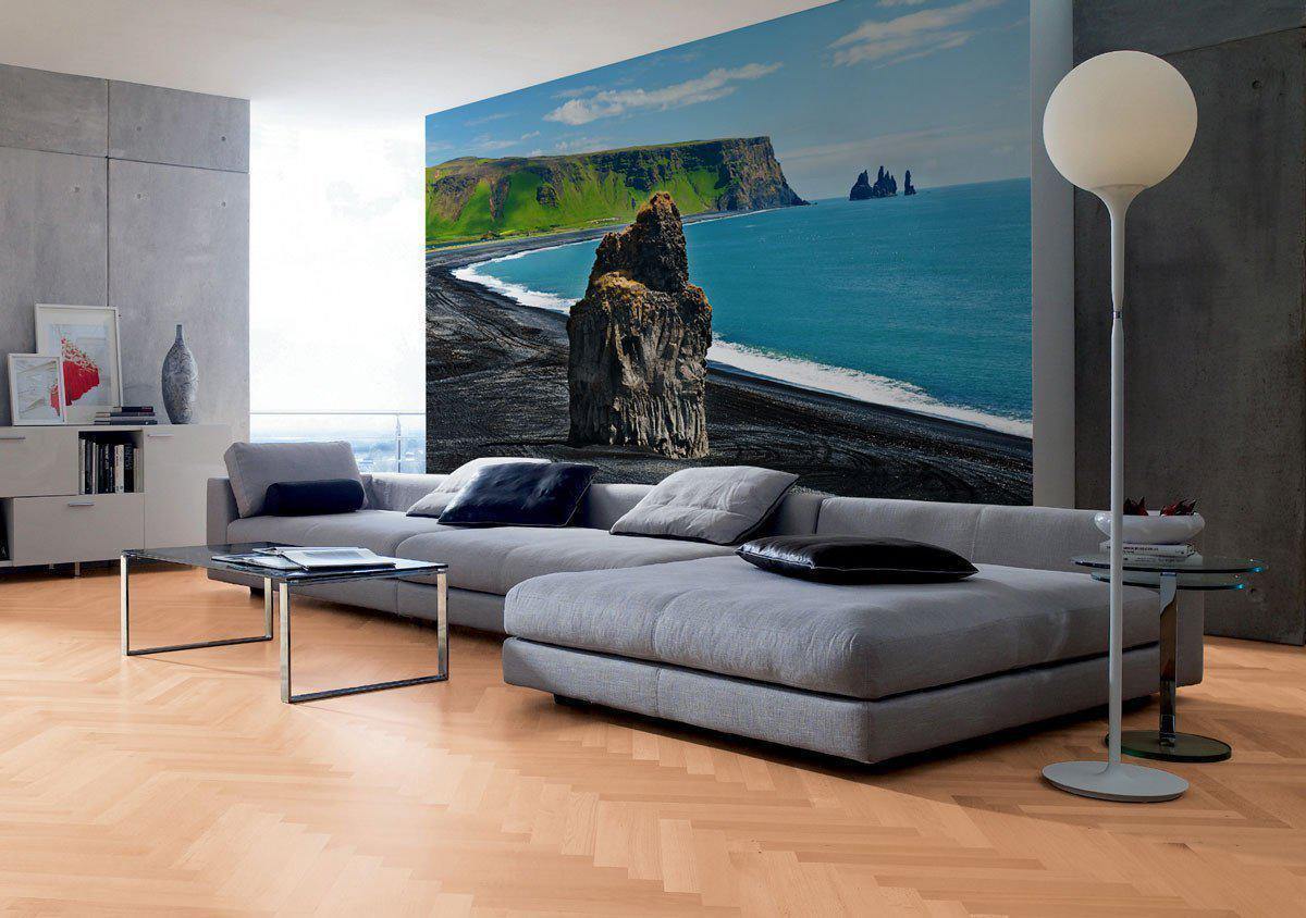 Volcano Beach Wall Mural-Wall Mural-Eazywallz