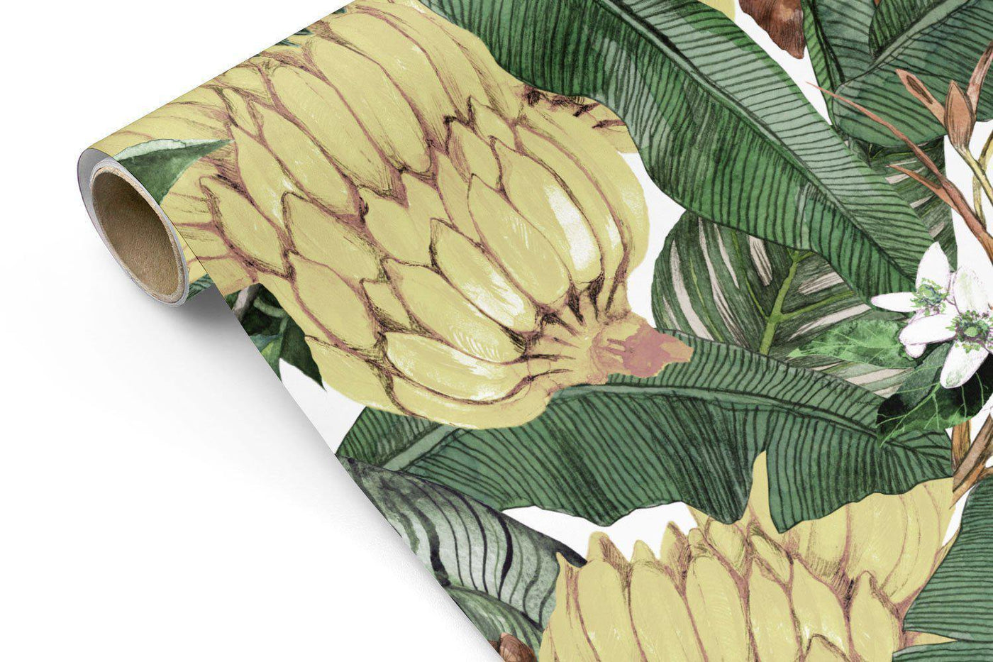 Watercolor Bananas Wallpaper #118-Repeat Pattern Wallpaper-Eazywallz