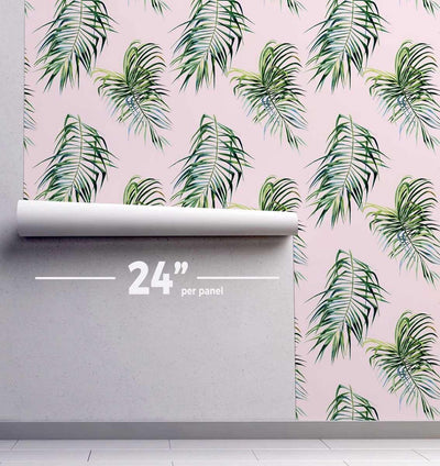 Watercolor Tropical 2 Wallpaper #106-Repeat Pattern Wallpaper-Eazywallz