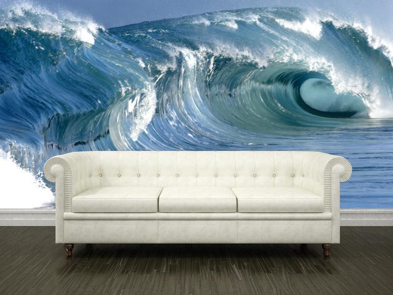Wave Wall Mural-Wall Mural-Eazywallz