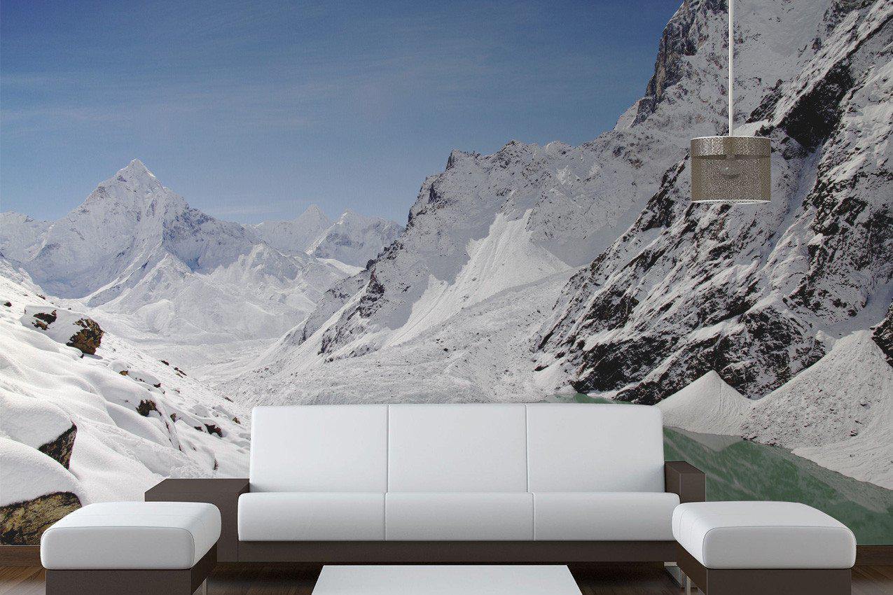 White Mountain Wall Mural-Wall Mural-Eazywallz