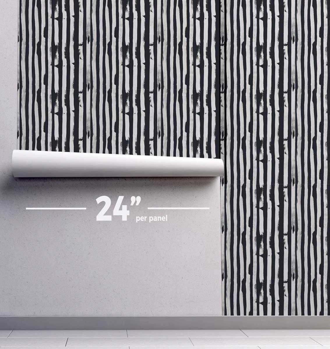 White Paint Strokes Wallpaper #098-Repeat Pattern Wallpaper-Eazywallz