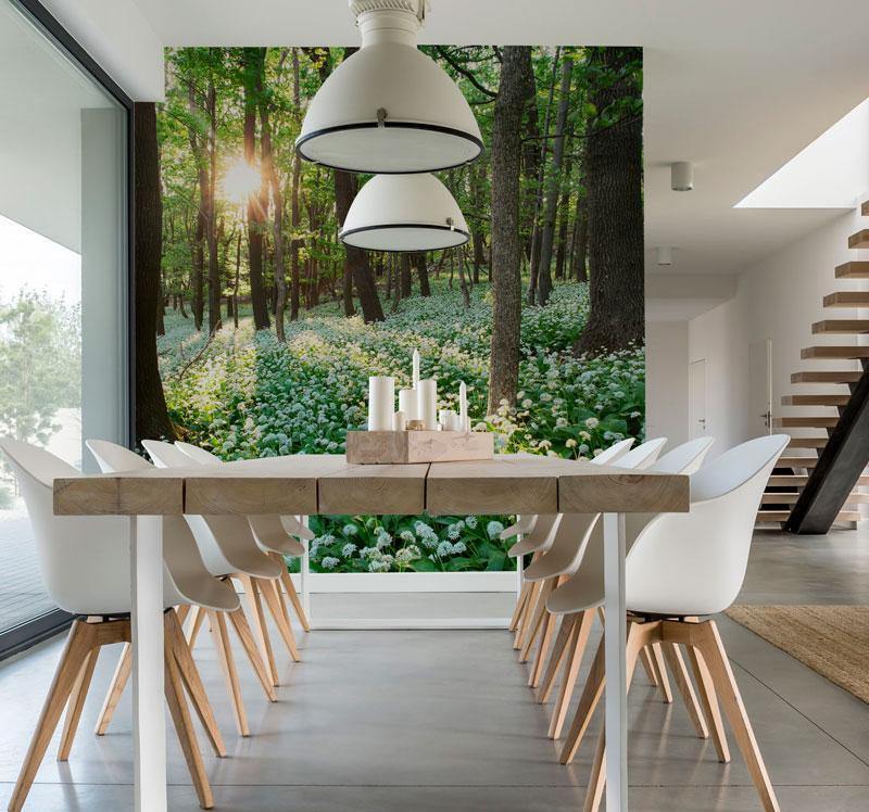Wild Flower Forest Wall Mural-Wall Mural-Eazywallz