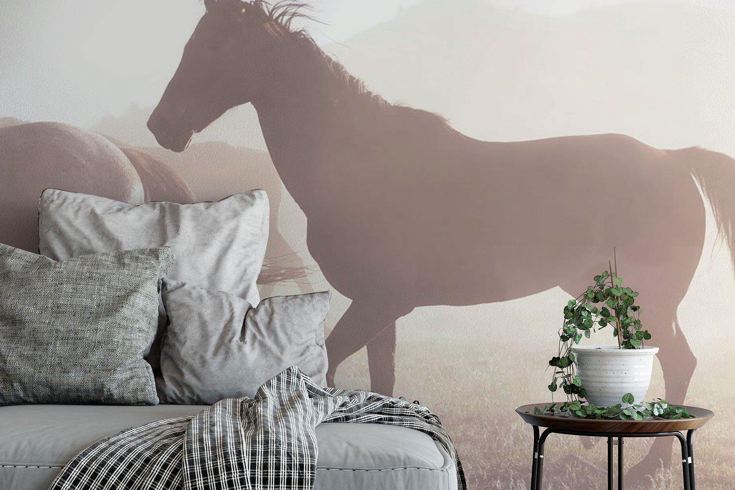 Wild Horses Wallpaper Mural-Wall Mural-Eazywallz