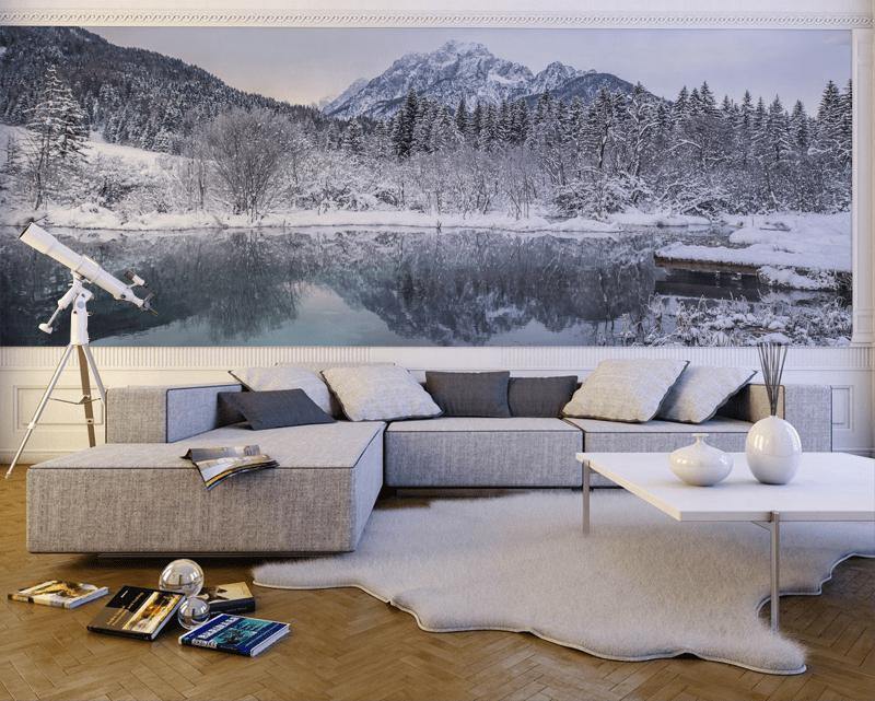 Winter Landscape in Slovenia Wall Mural-Wall Mural-Eazywallz