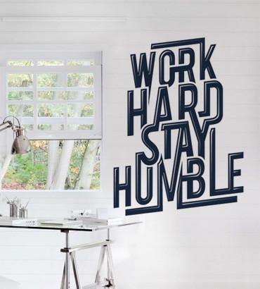 Work Hard Stay Humble Wall Mural-Wall Mural-Eazywallz