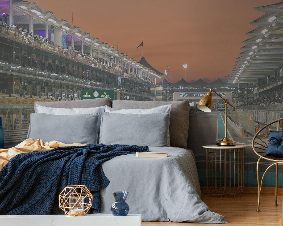 Yas Marina Circuit Wall Mural-Wall Mural-Eazywallz