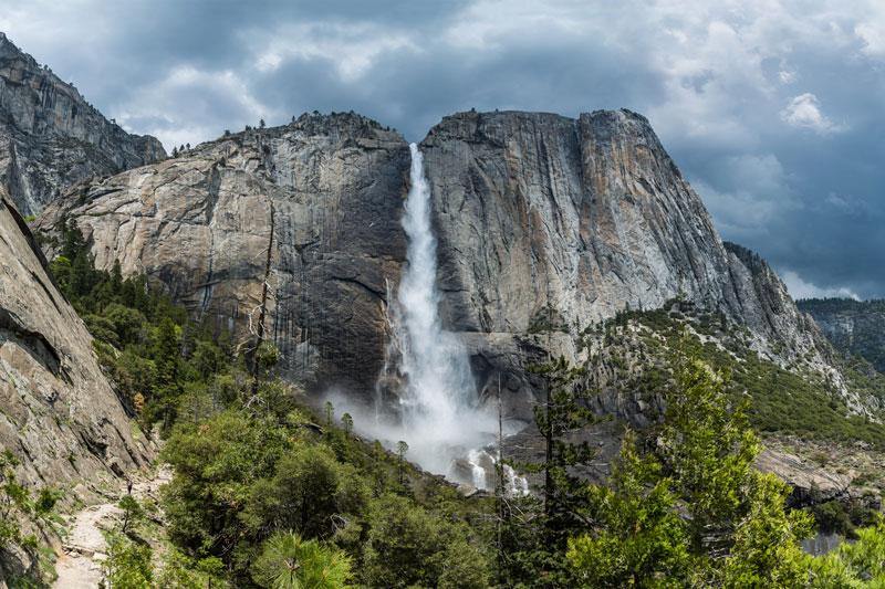 Yosemite Falls Wall Mural-Wall Mural-Eazywallz