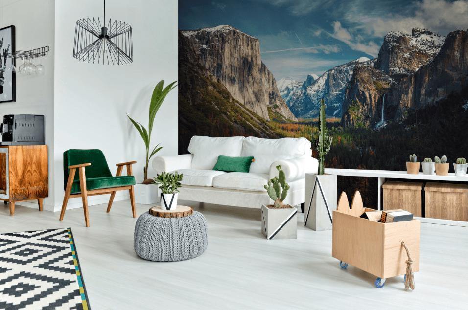 Yosemite Mountain Tunnel View Wall Mural-Wall Mural-Eazywallz