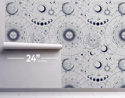 Zodiac Wallpaper #022-Repeat Pattern Wallpaper-Eazywallz