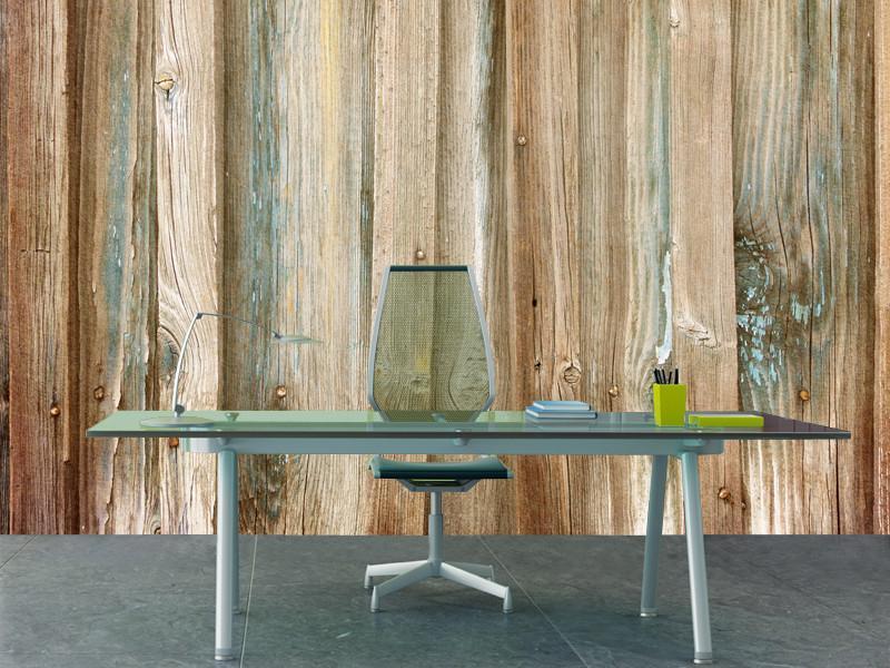 old wooden planks Wall Mural-Wall Mural-Eazywallz