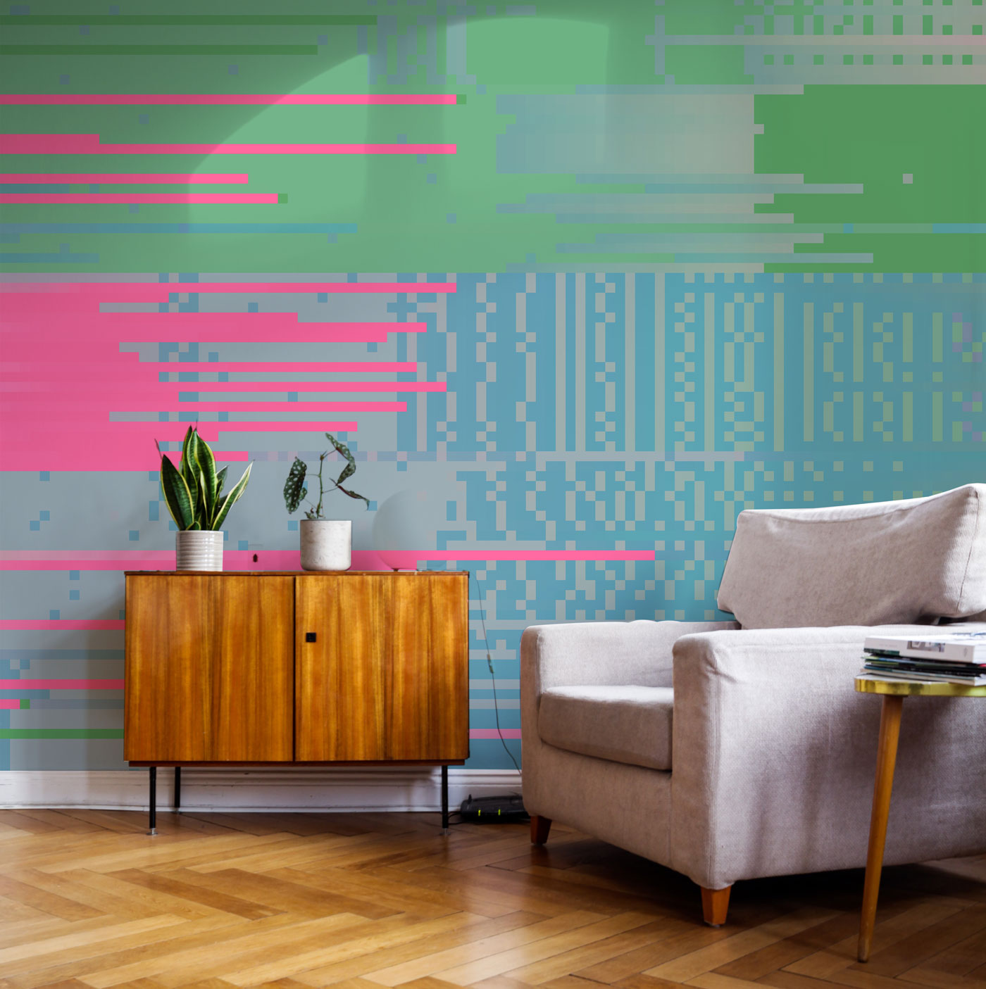 Pixel Art 12 Wall Mural