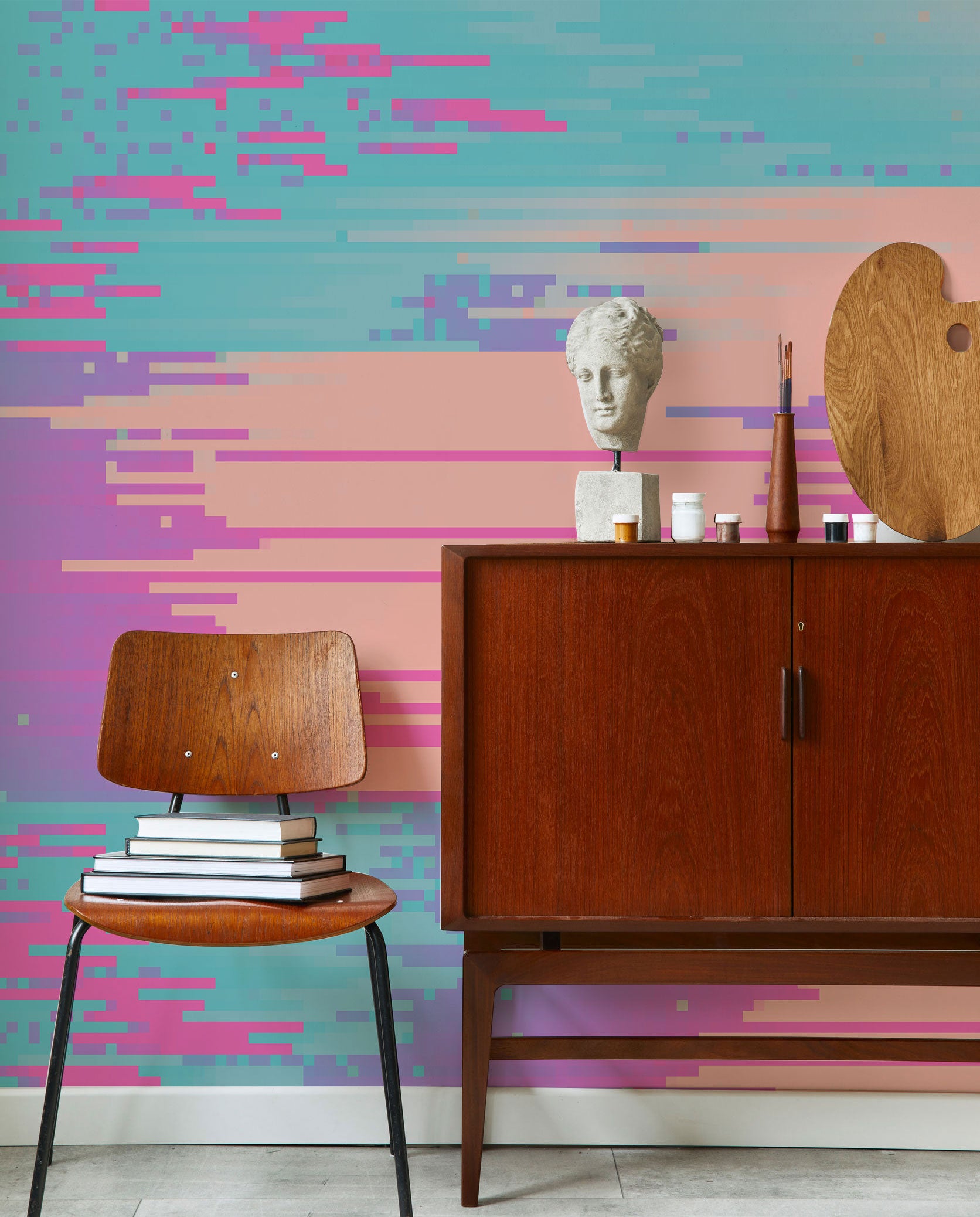 Pixel Art 16 Wall Mural