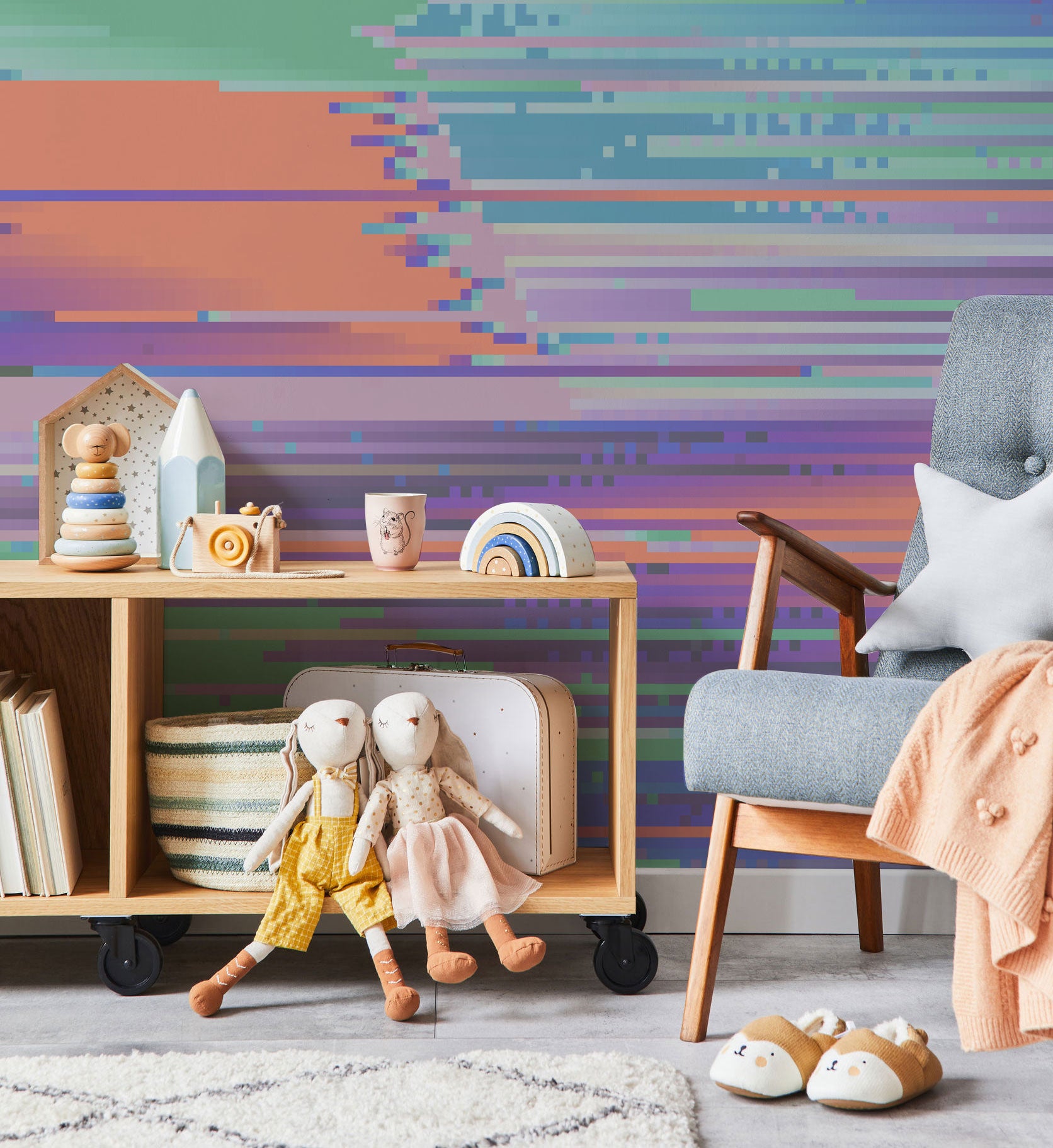 Pixel Art 18 Wall Mural