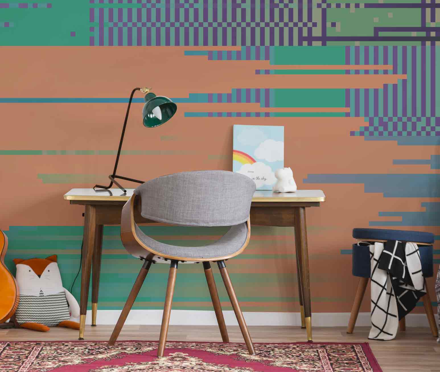 Pixel Art 10 Wall Mural